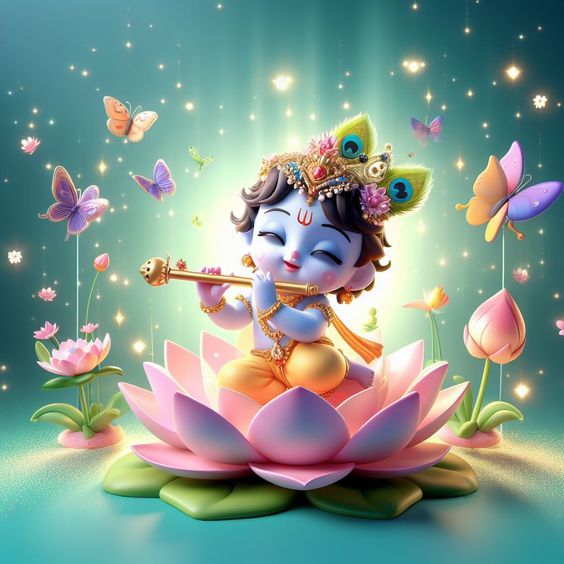 Krishna Cute Cartoon Images {50+Pics} - Wishes143.com