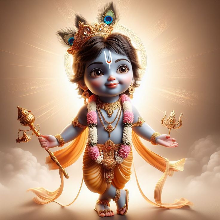 Krishna Cute Cartoon Images {50+Pics} - Wishes143.com